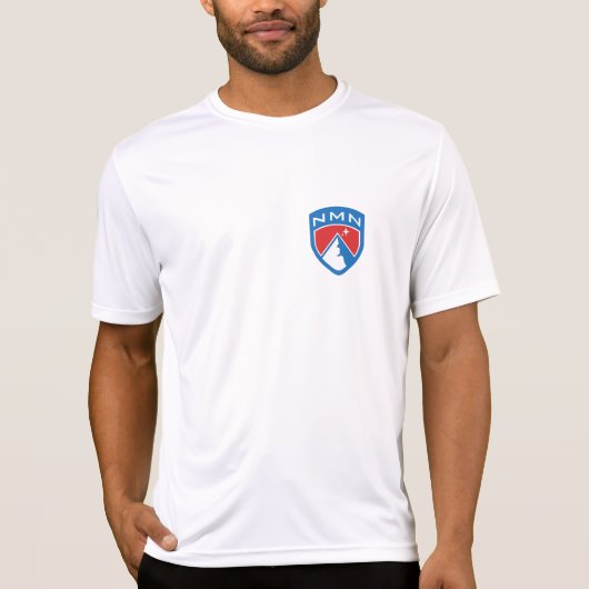 Nomapsneeded.comのロゴT Tシャツ (正面)
