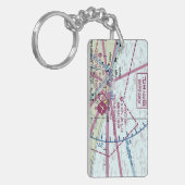 Nome空港図/タクシー図 キーホルダー (正面左)