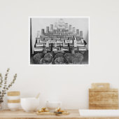 Nome Bank 1906での金ゴールド表示 ポスター (キッチン)