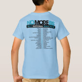 #NOMOREBS T-Shirt WALK Tour Tシャツ (裏面)