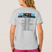 #NOMOREBS T-Shirt WALK Tour Tシャツ (裏面)
