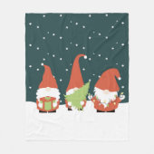 Nomos navideños フリースブランケット (正面)