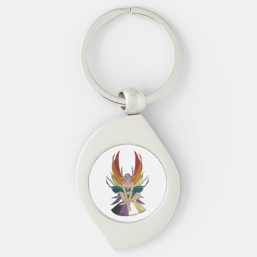 Non-binary Faerie キーホルダー (正面)