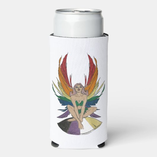 Non-binary Faerie スリム缶クーラー (Seltzer正面)