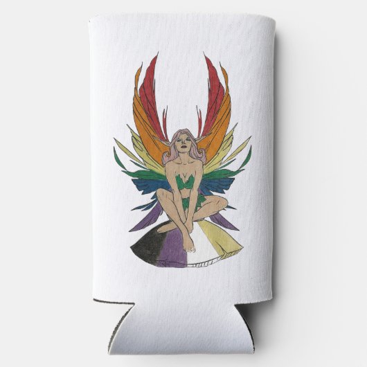 Non-binary Faerie スリム缶クーラー (裏面)