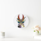 Non-binary Faerie ラウンド壁時計 (ホーム)