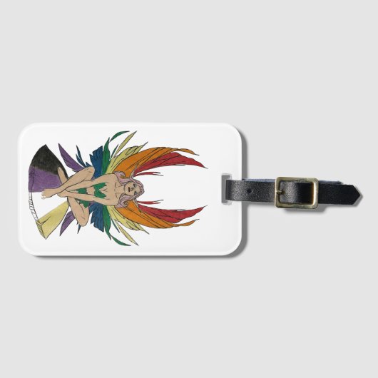 Non-binary Faerie ラゲッジタグ (正面横)