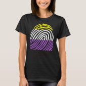 Non Binary Fingerprint Tシャツ (正面)