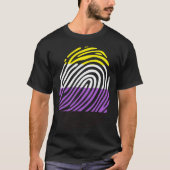 Non Binary Fingerprint Tシャツ (正面)