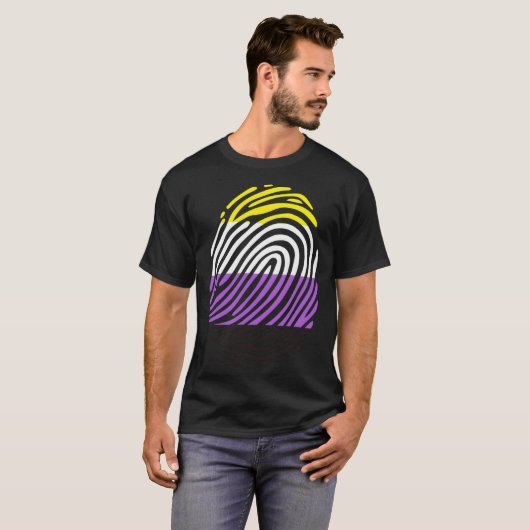 Non Binary Fingerprint Tシャツ (正面フル)