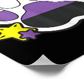 Non Binary Furry Paw Lgbtq Month Gay Rights Pride  ポスター (角)