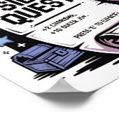 Non-binary Gamer Gender Is A Side Quest Video Game ポスター (角)