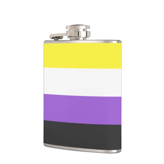 Non-Binary Pride flag フラスク (左)