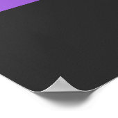 Non-binary pride flag with hearts poster ポスター (角)