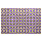 Non-Binary Pride seamless purple floral pattern ファブリック (ファットクウォーター)