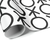 non binary symbol gender gay sexuality identity ラッピングペーパー (ロールコーナー)