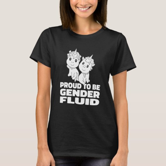 Non Binary Unicorn Pride Neutral - Genderless Gend Tシャツ (正面)