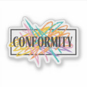 Non-Conformity シール (正面)