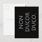 Non ducor duco ポストカード (正面/裏面)