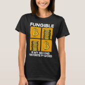Non Fungible Token Cryptocurrency Blockchain Trade Tシャツ (正面)