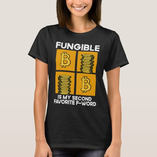 Non Fungible Token Cryptocurrency Blockchain Trade Tシャツ (正面)