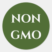 NON GMO ステッカー (正面)