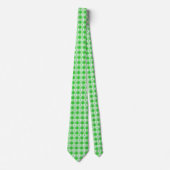Non-Hodgkin's Lymphoma Awareness Plaid Green ネクタイ (正面)