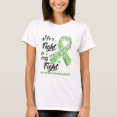 Non-Hodgkin's Lymphoma Her Fight is our Fight Tシャツ (正面)