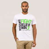 Non Hodgkins Lymphoma Suvirvor Fight M Tシャツ (正面フル)