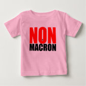 NON MACRON Baby Girl Tシャツ (正面)