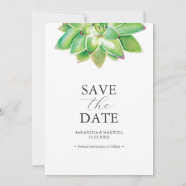 Non Photo 結婚's SaveThe Date招待状植物学 セーブザデート