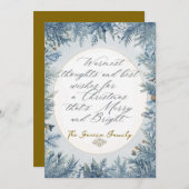 Non photo christmas card シーズンカード (正面/裏面)