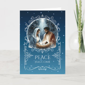 Non-Photo Christmas Holiday Card African-American シーズンカード