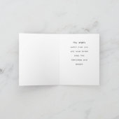 Non Photo Folded Christmas Card Black Angel シーズンカード (内部)