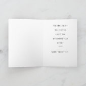 Non-Photo Folded Holiday Greeting Card シーズンカード (内部)