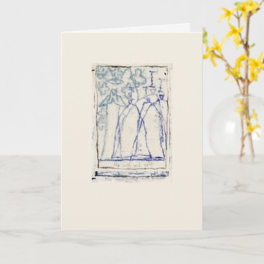 Non self and self カード (黄色い花)