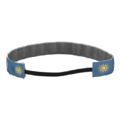 Non-Slip Headband with Flag of Macedonia, Greece アスレチックヘッドバンド (裏面)