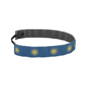 Non-Slip Headband with Flag of Macedonia, Greece アスレチックヘッドバンド (左)