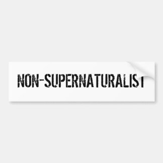 NON-SUPERNATURALIST バンパーステッカー