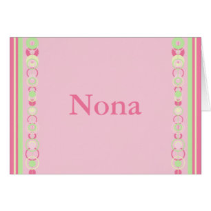 Nona Circlesモダン名前をカスタムするカード