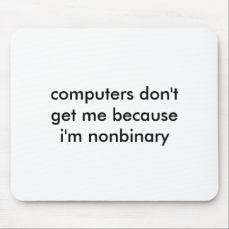 Nonbinaryのおたくのmousepad マウスパッド