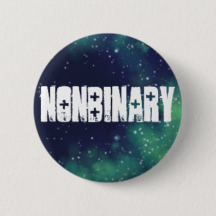 Nonbinaryのカスタマイズ可能な銀河系のアイデンティティ 缶バッジ