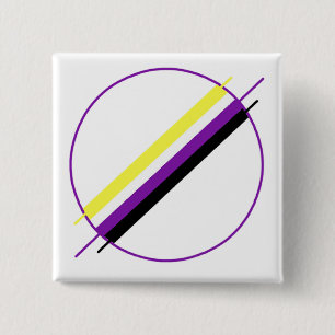 NonbinaryのプライドPin 缶バッジ