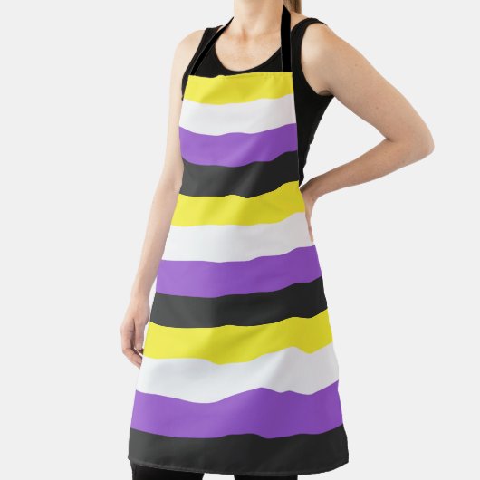 NonBinary Flag エプロン (インサイチュ)
