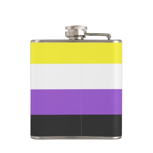 NonBinary Flag フラスク (裏面)