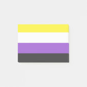 NonBinary Flag ポストイット (正面)