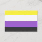 NonBinary Flag 名刺 (正面)