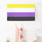 NonBinary Flag 横断幕 (インサイチュ)