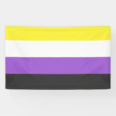 NonBinary Flag 横断幕 (横)