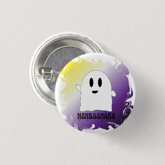 nonbinary Nonboonary 缶バッジ (正面&裏面)